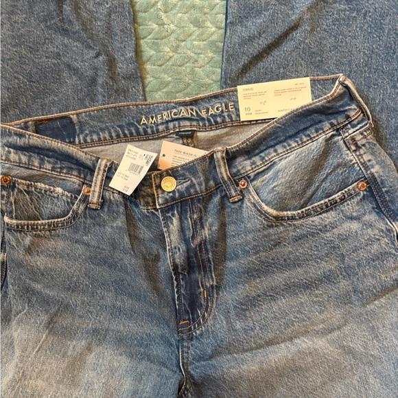 American Eagle Outfitters Blue Flare & Wide Leg Jeans - Picture 4 of 4